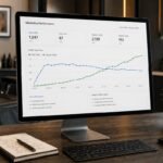 SEO vs PPC traffic growth comparison for scalp micropigmentation studios showing paid ads immediate results and long term organic search growth